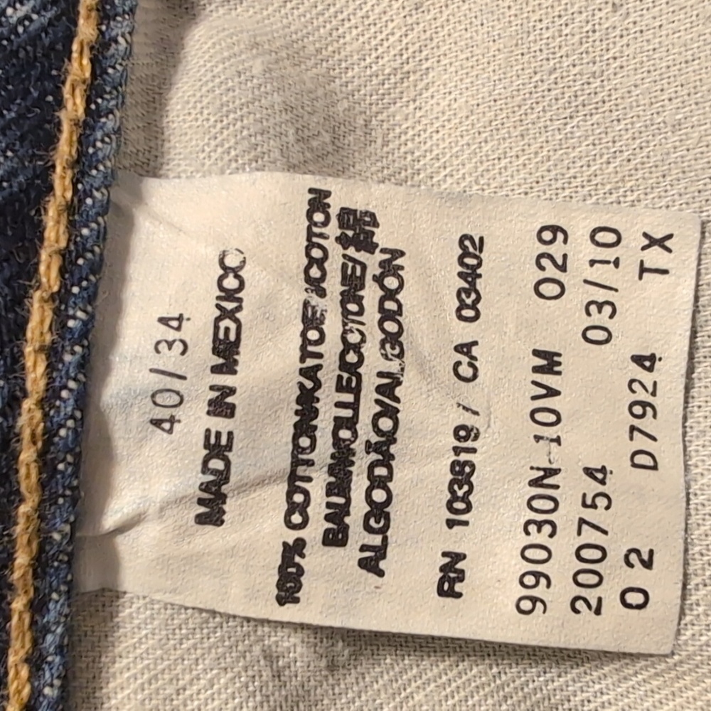 Harley-Davidson blue denim jeans, 40 X 34 - Picture 10 of 10